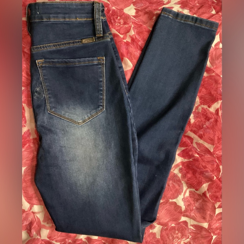 KanCan High Rise Super Skinny Dark Blue Jeans 5/26